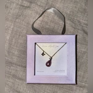 NWT Gold Butterfly necklace